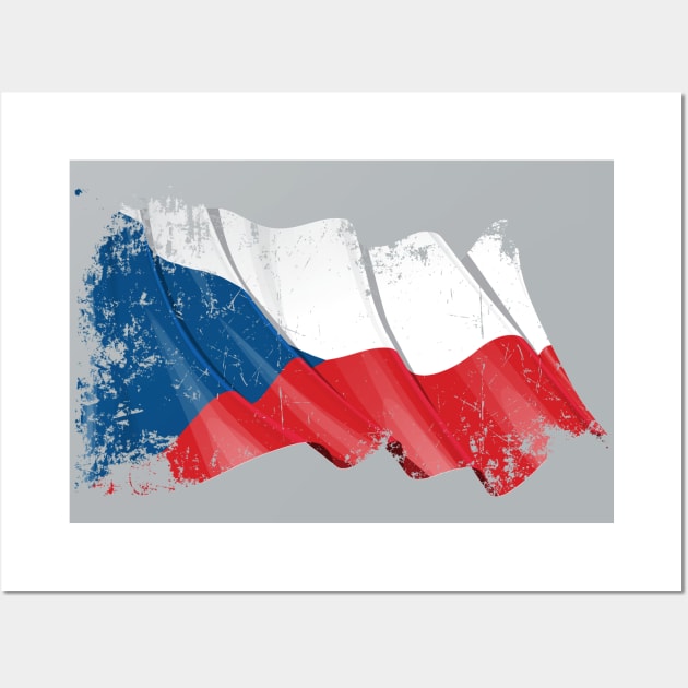 Czech Pride Flag Wall Art by spicoli13